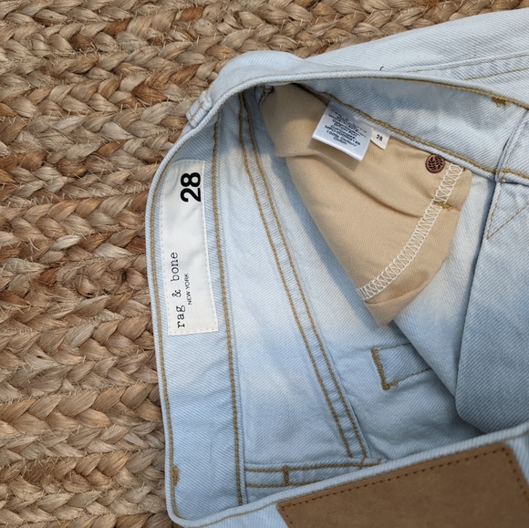 Rag & Bone High Waist Denim Miniskirt - Picture 7 of 8